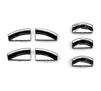 Ujjdwiurgh Autocollants en ABS chromé pour bouton de levage de porte ML W166 X166 C W204 E W212 X204