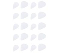 Ujjdwiurgh Autocollants Non Glissants à Grande et Petite Flûte, Autocollants Non Glissants en Silicone Mince/Épais