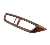 Ujjdwiurgh Autocollants pour tableau de bord de climatisation centrale de voiture - Moulure grain de bois de pêche pour -V 2017-2020