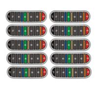 Ujjdwiurgh Autocollants Thermiques Changeant de Couleur pour Tasses, Autocollants de Thermomètre de 0℃ à 70℃ pour Bouilloires et Tasses, Teste la Température, Imperméable, pour la Cuisine à