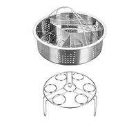 Ujjdwiurgh Autocuiseur Multifonctionnel, Cuiseur à Vapeur, Plateau à Œufs, Accessoires de Cuisson à la Vapeur pour Casserole, Support à Vapeur pour Œufs