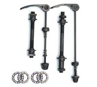 Ujjdwiurgh Axe creux avant et arrière de vélo tige à dégagement rapide essieu avant essieu arrière Bead Rack Wheel Modification Accessoires