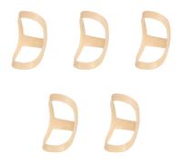 Ujjdwiurgh B Orthèse pour Doigt en Forme de O Set de Deux Orthèses pour Doigts, pour Soutien et Protection Contre L'Arthrite, Attelle Stabilisatrice pour Doigt - Tailles 2, 3, 4, 5, 6