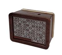 Ujjdwiurgh B Tirelire en Bois Jetable Décorative en Bois avec Compteur D'Objectifs d'argent Tirelire pour Enfants