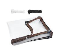 Ujjdwiurgh Bâche Imperméable de 2 M X pour Poulailler, Idéale pour l'hiver, Résistante Aux Déchirures, pour Enclos à Volailles et Terrasse