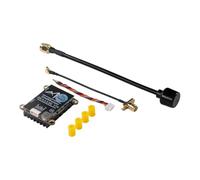 Ujjdwiurgh Bacon 5.8G 2W VTX Protocole TBS D'Émetteur Vidéo FPV VTX avec Antenne 16 cm pour Le Drone RC à Longue Portée FPV 30,5X 30,5 mm