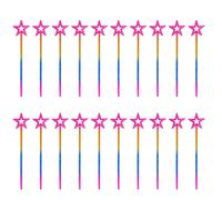 Ujjdwiurgh Baguette magique multicolore, baguette féérique, accessoires de décoration de fête pour enfants, accessoires de danse