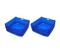 Ujjdwiurgh Bain de Pieds de Piscine Gonflable Bain de Pieds de Piscine Portable - Bain de Pieds pour Échelle D'Entrée de Piscine Accessoires de Piscine Hors Sol