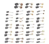 Ujjdwiurgh Balais en pour Moteur Électrique, Lot de 46 Pièces. Remplacement de Balais en pour Moteur Électrique Comprenant 23 Tailles Différentes, Adaptés Aux Outils Électriques.