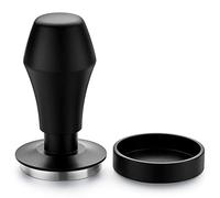 Ujjdwiurgh Balance Constant Force Tamper à Café en Acier Inoxydable Poignée Extensible Filetage Poudre Marteau Outil à Café 53 mm