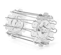 Ujjdwiurgh Barbecue en Acier en MéTal RôTissoire RôTissoire Brochettes Aiguille Cage Four Kebab Fabricant Gril