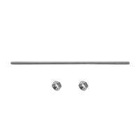 Ujjdwiurgh Barre filetée en acier inoxydable 320 mm x M8 Argenté