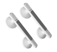 Ujjdwiurgh Barres D'Appui pour Baignoire et Douche, Lot de 2, Poignées à Ventouse, Poignées de Douche Robustes et Amovibles, Blanc