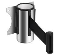 Ujjdwiurgh Barrière de Ceinture Rétractable pour Contrôle des Foules - Ceinture de Sécurité Murale de 10 Pieds, Séparateurs de Ligne de File D'Attente avec Ceinture en Nylon, Installation Facile