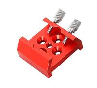 Ujjdwiurgh Base de Recherche de Télescope Rainure en Queue d'aronde Base de Modification de Filetage 1/4 Support de Télescope Astronomique Pièces de Rechange Accessoires Rouge