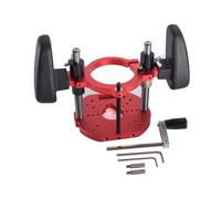 Ujjdwiurgh Base élévatrice pour défonceuse à bois, banc de travail, outils de bricolage, outil de travail du bois, facile à installer, rouge