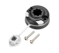 Ujjdwiurgh Base multifonctionnelle pour canne à pêche, grande base ronde, huit trous en étoile