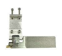 Ujjdwiurgh Bateau TéLéCommandé Marque D'Alliage D'Aluminium 75Mm MéTal Gouvernail de l'eau D'Aspiration pour TéLéCommande Bateaux TéLéCommandéS PièCes CNC Argent