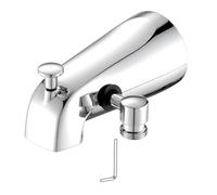 Ujjdwiurgh Bec de Baignoire avec Inverseur, de Baignoire avec Inverseur de Douche et Clé Hexagonale pour Tube en Cuivre de 1/2 Pouce, 5,3 Pouces