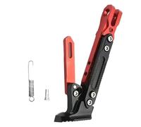 Ujjdwiurgh Béquille latérale universelle réglable en alliage d'aluminium pour moto