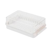 Ujjdwiurgh Beurre Coupe BoîTe de Rangement Beurre Plat Cutter avec Couvercle Transparent Fromage Trancheuse Plateau Conteneur MéNage Cuisine Outil 1