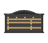 Ujjdwiurgh Billard Tableau de Bord Enregistreur de Score de Billard Club de Billard Tableau D'Enregistrement de NuméRo de Calcul Accessoires de Billard