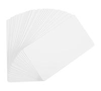 Ujjdwiurgh Blanc Carton blanc Carte de message papier Cartes de visite Carte mot Marque bricolage Carte cadeau Environ 100 pcs (blanc)