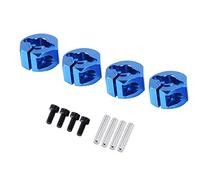 Ujjdwiurgh Bleu RC MéTal 7.0 Roue Hexagonale 12 Mm avec Vis à Goupille pour Voiture RC