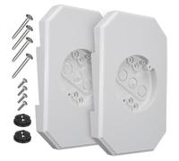 Ujjdwiurgh Bloc de de Revêtement, 8141DBL Bloc de D'Éclairage Extérieur à Boîtier Intégré, 2 Jeux pour Revêtement Double de 1/2 Pouce et Revêtement de 4 Pouces