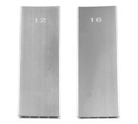 Ujjdwiurgh Bloc de Ponçage à Rayon Bidirectionnel en Aluminium Outil de Luthier pour le Nivellement des Frettes en Alliage D'Aluminium Ponceuse pour Guitare Basse （12-16）