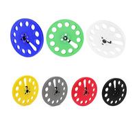 Ujjdwiurgh Bobine de ruban en silicone vide de 17,8 cm pour lecteurs de bande de 6,35 mm avec 12 trous