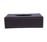 Ujjdwiurgh Boîte à mouchoirs rectangulaire en cuir pour pompage de papier d'hôtel, maison, voiture, cadeau marron