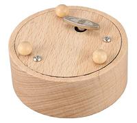 Ujjdwiurgh Boîte À Musique Ronde Vide Cadeau d'anniversaire Saint Valentinfigurines Figurine Miniatures Artisanales en Résine Pas De Musique Spécifiée