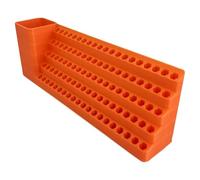 Ujjdwiurgh Boîte à Outils avec Support pour Perceuse, Boîte de Rangement pour Porte-Embouts de Tournevis, Boîte à Outils de Rangement pour Porte-Embouts de Perceuse 100 Trous.