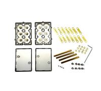 Ujjdwiurgh Boîte de Batterie Fonctionnant Sans Soudure pour Outil DIY, Support de Batterie Pouvant Être Raccordé pour Kit de Stockage D'Énergie 12V 24V 48V, Supportant un Courant Élevé 21700-6.