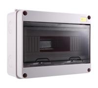 Ujjdwiurgh Boîte de Protection HT-12 Voies IP65 pour Disjoncteur MCB, en ABS et sur Rail DIN, pour Distribution Électronique de Puissance.