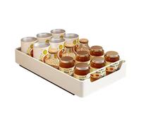 Ujjdwiurgh Boîte de rangement extractible pour cuisine, étagère de rangement d'armoire, étagères de garde-manger, panier de tiroir, facile à installer, glissière silencieuse