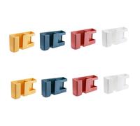 Ujjdwiurgh Boîte de rangement murale sans perforation pour télécommande de téléphone portable, support mural multifonctionnel, 8 pièces