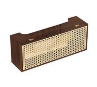 Ujjdwiurgh Boîte de Rangement pour Routeur sans en Rotin avec Support pour Téléviseur et Décodeur TV.