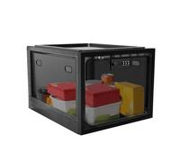 Ujjdwiurgh BoîTe de Verrouillage de MéDecine,BoîTe Rangement Verrouillable pour TéLéPhone Portable,BoîTe Verrouillage des Aliments pour RéFrigéRateur Armoire de Rangement pour Tablette,Noir