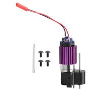 Ujjdwiurgh BoîTe de Vitesses de BoîTe de Vitesses de Moteur en MéTal 370 pour PièCes de Mise à Niveau de Voiture TéLéCommandéE C14 C24 B24 B36 MN D90 D99 MN99S, Noir