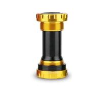 Ujjdwiurgh Boîtier de Pédalier de Vélo BB68-73 Roulements D' de Mouvement Central pour Pédalier de Vélo de Montagne Arbre Doré