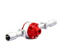 Ujjdwiurgh Boîtier de pont arrière en métal pour D12 C14 C24 C24-1 C34 B14 B24 B16 B36 Pièces de mise à niveau de voiture, argent