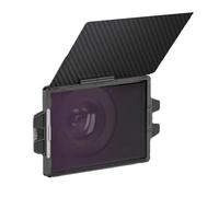 Ujjdwiurgh Boîtier mat avec plateau de filtre de 10,2 cm x 14 cm en fibre de carbone pour appareil photo reflex numérique sans miroir avec objectif 67/72/77/82 mm