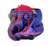 Ujjdwiurgh Bol de D'Œuf de Dragon Fantastique pour Tricoter, Bol de de Crochet pour Tricoter, Organisateur de Stockage de, Bol de Crochet, Violet