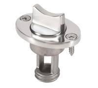 Ujjdwiurgh Bouchon de Vidange de Bateau en Acier Inoxydable Bonde Trou de Drainage Marine Dinghy Garboard MatéRiel Accessoires de Bateau, Joint Rouge