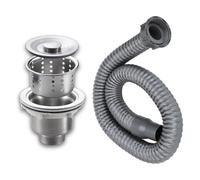 Ujjdwiurgh Bouchon de vidange en acier inoxydable pour salon de coiffure, shampooing, bouchon de vidange rapide