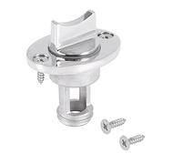 Ujjdwiurgh Bouchon de vidange ovale Garboard en acier inoxydable 316 pour trou de 2,5 cm avec vis