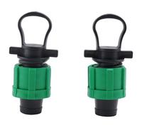 Ujjdwiurgh Bouchon D'ExtréMité de Tube D'Irrigation Goutte à Goutte Raccord de Capuchon D'ExtréMité Universel de 1/2 Pouce, pour avec SystèMe D'Arrosage de Tube de Bande D'éGouttement 16 Mm