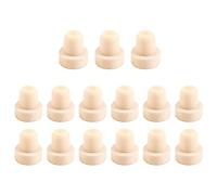 Ujjdwiurgh Bouchons de bouteille de vin en forme de T pour bouchon de vin, bouchons de vin réutilisables en bois et en caoutchouc